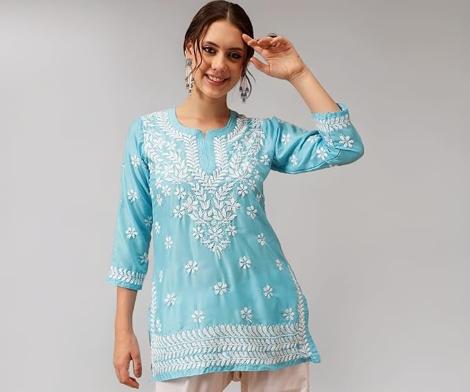 ada chikankari kurti