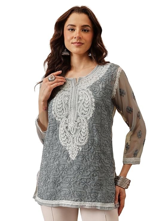 ada chikankari kurti