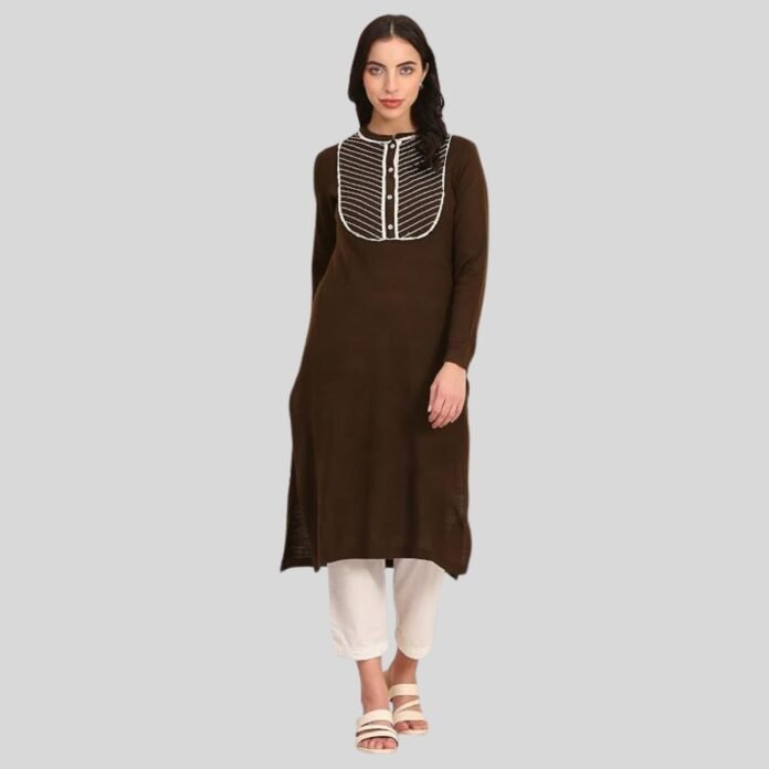 Aurelia woollen kurtis