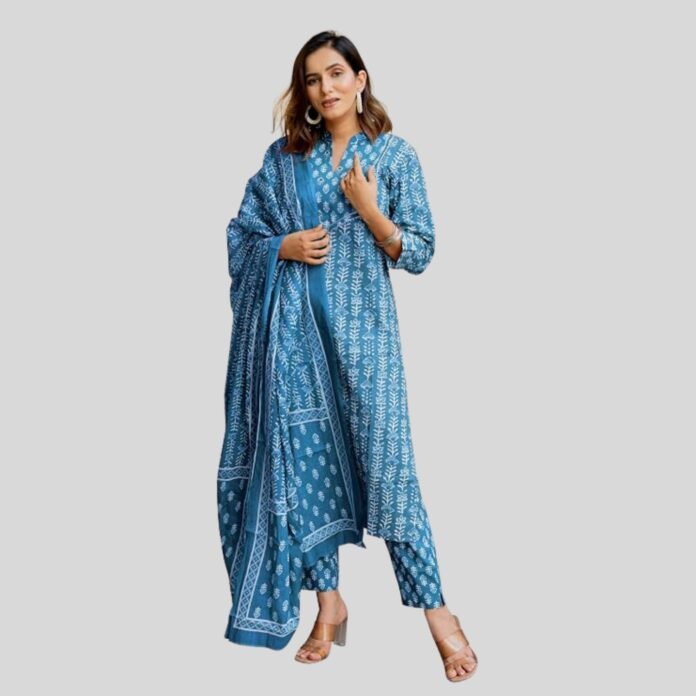 turquoise blue kurti