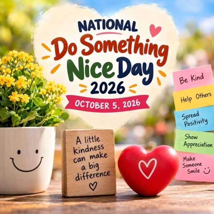 National Do Something Nice Day 2026